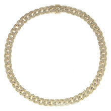 925 Silver 14K 18K Men′s Cuban Chain Necklace Fashion Jewelry/Men Gift